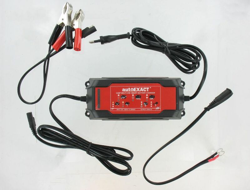Battery Digital battery charger/maintainer 220240v 3 amp AJD